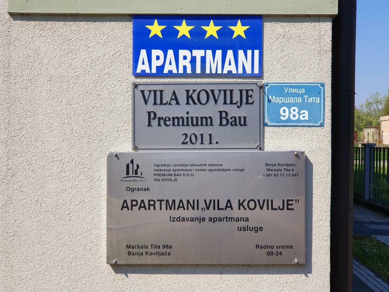 Apartmani - Vila Kovilje Banja Koviljača Exterior foto